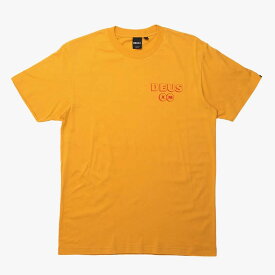 [正規品 無料ラッピング可] DEUS EX MACHINA ( デウスエクスマキナ ) / 半袖 Tシャツ / THINKER TEE - GOLDEN YELLOW / DMS2011411B / メンズ イエロー サーフブランド 黄色