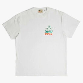 [正規品 無料ラッピング可]DEUS EX MACHINA ( デウスエクスマキナ ) / 半袖 Tシャツ / WIZ-BANG TEE - WHITE CHALK / DMW221205C / メンズ / メンズ サーフブランド オフホワイト ホワイト 白