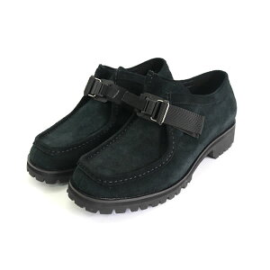 MOLLE SHOES ([V[Y) / `AV[Y / BELTED TIROLIAN SHOES - BLACK / MLS210301-7 / Y ubN  vibram ru\[