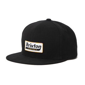 BRIXTON (ブリクストン) / スナップバック キャップ 帽子 / STEADFAST HP SNAPBACK - BLACK / 10981-BLACK / メンズ スケートボード スケボー アパレル サーフ ブランド カリフォルニア ブラック 黒