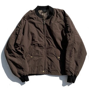 AXESQUIN.MODIFIED (ANV[YNC ) / tCgWPbg / INSULATED RCAF JACKET - DARK CHOCOLATE / 321036 / Y `R[guE  MA1 MA-1 {}[WPbg {o[WPbg