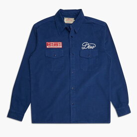 DEUS EX MACHINA (デウスエクスマキナ) / ワークシャツジャケット / TRUE GRIT SHIRT - ENSIGN BLUE / DMP235709