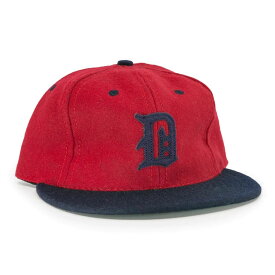 EBBETS FIELD FLANNELS(エベッツ) / 帽子 ベースボールキャップ ウール USA製 / DELAND RED HATS 1939 VINTAGE BALLCAP / RED / メンズ