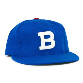 EBBETS FIELD FLANNELS(エベッツ) / 帽子 ベースボールキャップ ウール USA製 / LOS BARBUDOS 1959 VINTAGE BALLCAP / BLUE / メンズ
