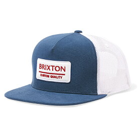 BRIXTON ( ブリクストン ) / スナップバック メッシュキャップ 帽子 / PALMER PROPER MP MESH CAP - PACIFIC BLUE x WHITE / 11070 - PCBWT / メンズ 23SS ホワイト ブルー 白 青