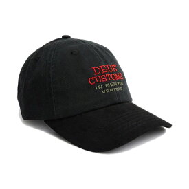 DEUS EX MACHINA ( デウスエクスマキナ ) / ベースボールキャップ 帽子 / PORTAL DAD CAP - BLACK / DMW227664 / メンズ ブラック 黒
