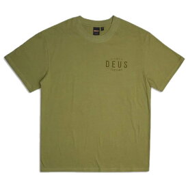 [正規品 無料ラッピング可]DEUS EX MACHINA ( デウスエクスマキナ ) / 半袖 Tシャツ / LEROY TEE - FERN / DMP231760A / メンズ サーフブランド カーキグリーン