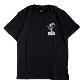 [正規品 無料ラッピング可]DEUS EX MACHINA ( デウスエクスマキナ ) / 半袖 Tシャツ /PEGASUS TEE - BLACK / DMP221660B/ メンズ サーフブランド ブラック 黒