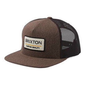 BRIXTON ( ブリクストン ) / スナップバック メッシュキャップ 帽子 / PALMER PROPER MP MESH CAP - DARK EARTH x DARK EARTH / 11070 - DKEDE / メンズ 23SS