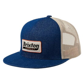 BRIXTON ( ブリクストン ) / スナップバック メッシュキャップ 帽子 / STEADFAST HP MESH CAP - DENIM x WHITE CAP / 11072-DNMWC / メンズ 23HS デニム