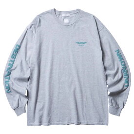 LIBERAIDERS(リベレイダース) / プリント ロンT / ロングTシャツ / PROPAGANDA L/S TEE- GRAY / 755022303 / メンズ