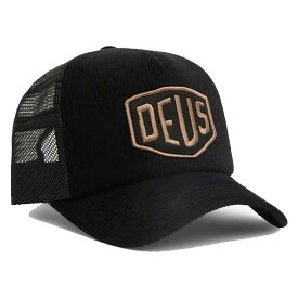 DEUS EX MACHINA ( デウスエクスマキナ ) / キャップ 帽子 / SHIELD CORD TRUCKER - BLACK / DMF237016 / メンズ