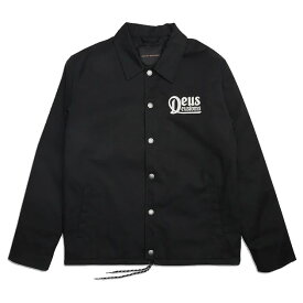 DEUS EX MACHINA (デウスエクスマキナ) / 撥水中綿裏起毛 コーチジャケット / BLEEZE COACH JACKET - BLACK / DMF236996 / メンズ