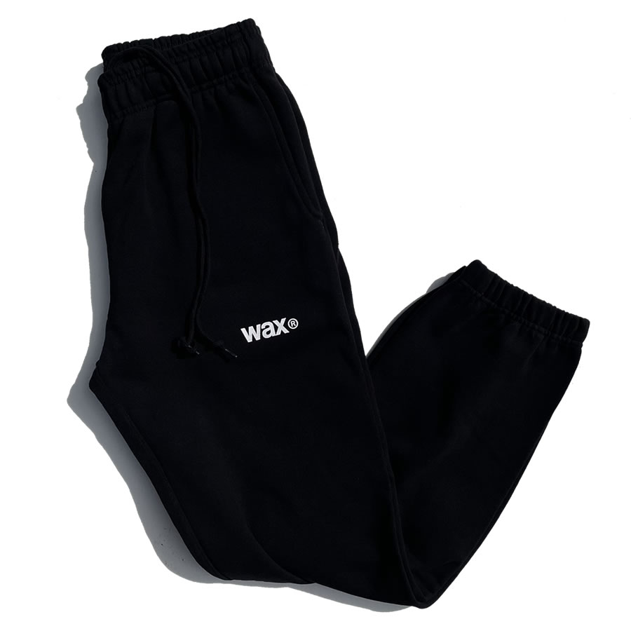 WAX(ワックス) / 裏起毛スウェットパンツ / WAX TRACK PANTS - BLACK / WX-0318 / メンズ THM ブラック  黒 | タータスストアー大阪