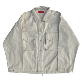 COMMON EDUCATION (コモンエデュケーション) / デニムジャケット / DENIM POCKET DENIM JACKET - OFF WHITE / 010026 / メンズ