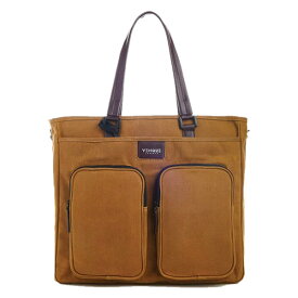 VENQUE (ヴェンク) / 2WAY トートバッグ ショルダーバッグ / TOTE - CANVAS BROWN / 国内正規取扱店 / 1年間製品保証付き【C1】