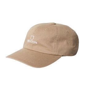 BRIXTON (ブリクストン) / ベースボールキャップ 帽子 / ALPHA LP CAP - OATMEAL VINTAGE WASH / OMLVW / メンズ 23FW