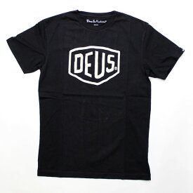 DEUS EX MACHINA ( デウスエクスマキナ ) / 半袖 Tシャツ / SHIELD TEE - BLACK / DMW41808E/ メンズ