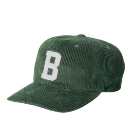 BRIXTON (ブリクストン) / ベースボールキャップ 帽子 / BIG B MP CAP - EMERALD CORD / EMRDC / メンズ 23FW