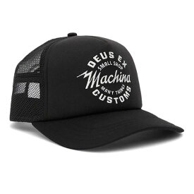 DEUS EX MACHINA ( デウスエクスマキナ ) / キャップ 帽子 / AMPED CIRCLE TRUCKER - BLACK / DMP247258 / メンズ