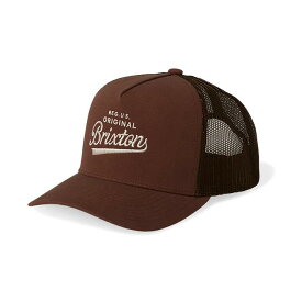 BRIXTON (ブリクストン) / スナップバックキャップ 帽子 / POSTAL C NETPLUS TRUCKER HAT - SEPIA / メンズ 24SS