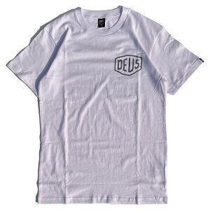 DEUS EX MACHINA ( �f�E�X�G�N�X�}�L�i ) / ���� T�V���c / TOKYO ADDRESS - WHITE / DMW41808R / �����Y