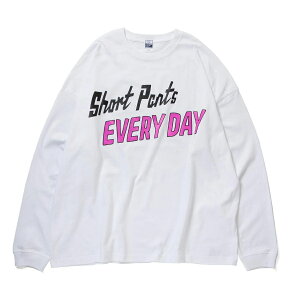 SHORT PANTS EVERY DAY (�V���[�g�p���c�G�u���f�C) / ���� T�V���c / LEGEND SIGN 001 - WHITE × PURPLE / SPED-0067 / �����Y