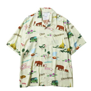 LIBERAIDERS(���x���C�_�[�X) / �A���n�V���c / RAYON ALOHA SHIRT - WHITE / 702022401 / �����Y �z���C�g �� ���]�[�g �� ����