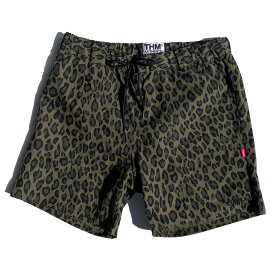 THE HARD MAN(ザハードマン)/ ボードショーツ 海パン / Leopard easy shorts - KHAKI / THM-0669 / メンズ