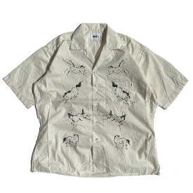 WAX(ワックス) / オープンシャツ / 1978 open shirt - IVORY / WX-0342 / メンズ THM 日本製