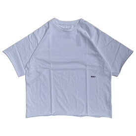 WAX(ワックス) / カットオフ 半袖Tシャツ / Cut off tee - WHITE / WX-0350 / メンズ THM