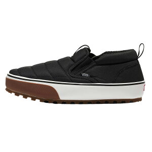 VANS �o���Y ���@���Y / ���ȓ���u�[�c �X���b�|�� �X�j�[�J�[ / MTE SNOW LODGE SLIPPER MID - QUILTED BLACK / VN000D2ABLA / �����Y �u���b�N �� �h�� �~�p ������ ����ɂ���