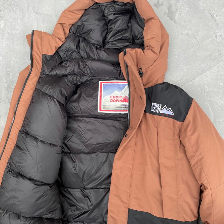 楽天市場】FIRST DOWN(ファーストダウン) / ラップダウンパーカー  