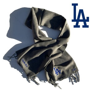 INFIELDER DESIGN x MLB / �}�t���[ ���{�� / MLB STITCH MUFF - LA DODGERS - GREY / MLB-202-LAD