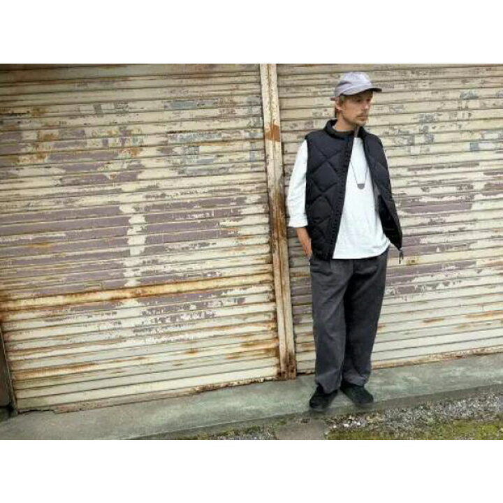楽天市場】WAX(ワックス) / 中綿ベスト / Puff vest - BLACK / WX-0390 