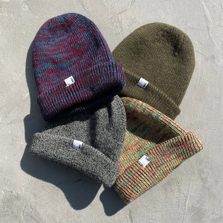 楽天市場】WAX(ワックス) / ニットキャップ ビーニー / Wool beanie 