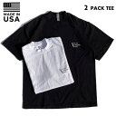 PACIFIC STANDARD TIME /LOGO SS 2PACK TEE - 2枚組 半袖Tシャツ カラー組み換え可 / 半袖Tシャツ / MADE IN USA / カリフォルニア LA サーフブランド スケートブランド WHITE BLACK 白黒 ホワイトブラック ロスアパ LOS ANGELES APPAREL LA APPAREL ロサンゼルスアパレル