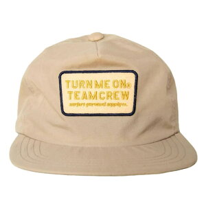 TURN ME ON(�^�[���~�[�I��) / �X�q �L���b�v / TEAM CREW �i�C����CAP - BEIGE / 525-331 / �����Y �x�[�W�� �T���h ���b�y�� ���n �V���v��