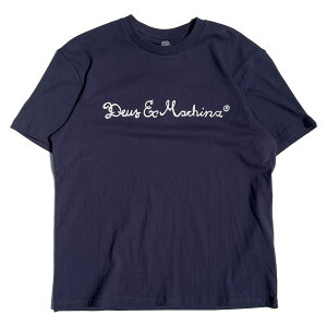 DEUS EX MACHINA ( �f�E�X�G�N�X�}�L�i ) / ���� T�V���c / NOODLE TEE - NAVY / DMP251187 / �����Y ���j�Z�b�N�X �l�C�r�[ �� ���S �V���v��