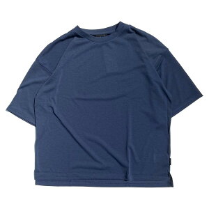 AXESQUIN.MODIFIED (�A�N�V�[�Y�N�C�� ) / �N�C�b�N�h���C �I�[�o�[T�V���c / QD OVER TEE - NAVY / 321095 / �����Y �l�C�r�[ �� �V���v�� ���n ���� �A�E�g�h�A