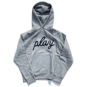 PLAY DESIGN �v���C�f�U�C�� / P01 �X�E�F�b�g �v���I�[�o�[ �p�[�J�[ ���N�� / PLAY HOODED SW - ASH / 25SS1PYHS �����Y �O���[ �A�b�V�� ���