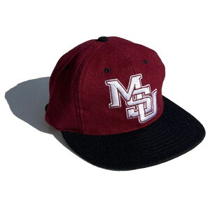 EBBETS FIELD FLANNELS(�G�x�b�c) / �X�q �x�[�X�{�[���L���b�v �E�[�� USA�� / MISSISSIPPI STATE BULLDOGS COLLEGIATE WOOL BALLCAP / BURGUNDY / �����Y