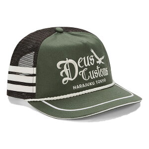 DEUS EX MACHINA ( �f�E�X�G�N�X�}�L�i ) / ���b�V���L���b�v �X�q / BEEP-BEEP TRUCKER - PINE GREEN / D261MHA335 / �����Y�@�J�[�L