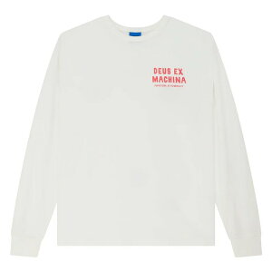 DEUS EX MACHINA ( �f�E�X�G�N�X�}�L�i ) / ����T ����T�V���c / KUMBAYA LS TEE - VINTAGE WHITE / D261MLT546 / �����Y �z���C�g �� ���S