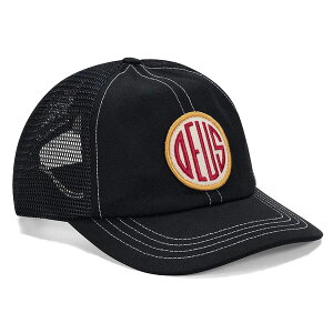 DEUS EX MACHINA ( �f�E�X�G�N�X�}�L�i ) ���b�V���L���b�v �X�q / PILL TRUCKER - BLACK / D261MHA332 �����Y ���f�B�[�X ��ԃs�����S �u���b�N ���̓� �����Y �M�t�g
