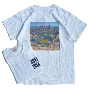JHANKSON�i�W�����N�\���j / ����T�V���c / BALL PARK TEE - WHITE / Dodger stadium / / JH26SS-006CS �����Y �� �z���C�g �싅