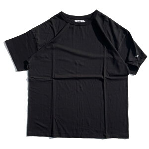 WAX(���b�N�X) / ����T�V���c / Premium crew neck tee - BLACK / WX-0507 / �����Y THM �� �u���b�N ���S �V���v�� ���n