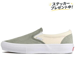 VANS �o���Y ���@���Y / �X�P�[�g�X���b�|�� �X�j�[�J�[ / SKATE SLIP ON - SAGE / VN000EG5SAG / �O���[�O���[�� �X�P�{�[