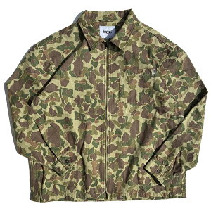 WAX(���b�N�X) / �W�b�v�W���P�b�g �_�b�N�J�� / HUNTER CAMO ZIP JACKET / WX-0538 / �����Y THM / ���� �J���� ���C�g�A�E�^�[