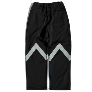 WAX(���b�N�X) / ���t���N�e�B�u�g���b�N�p���c / Reflective track pants - Black / WX-0535 / �����Y THM �u���b�N �� ���t���N�^�[ ����